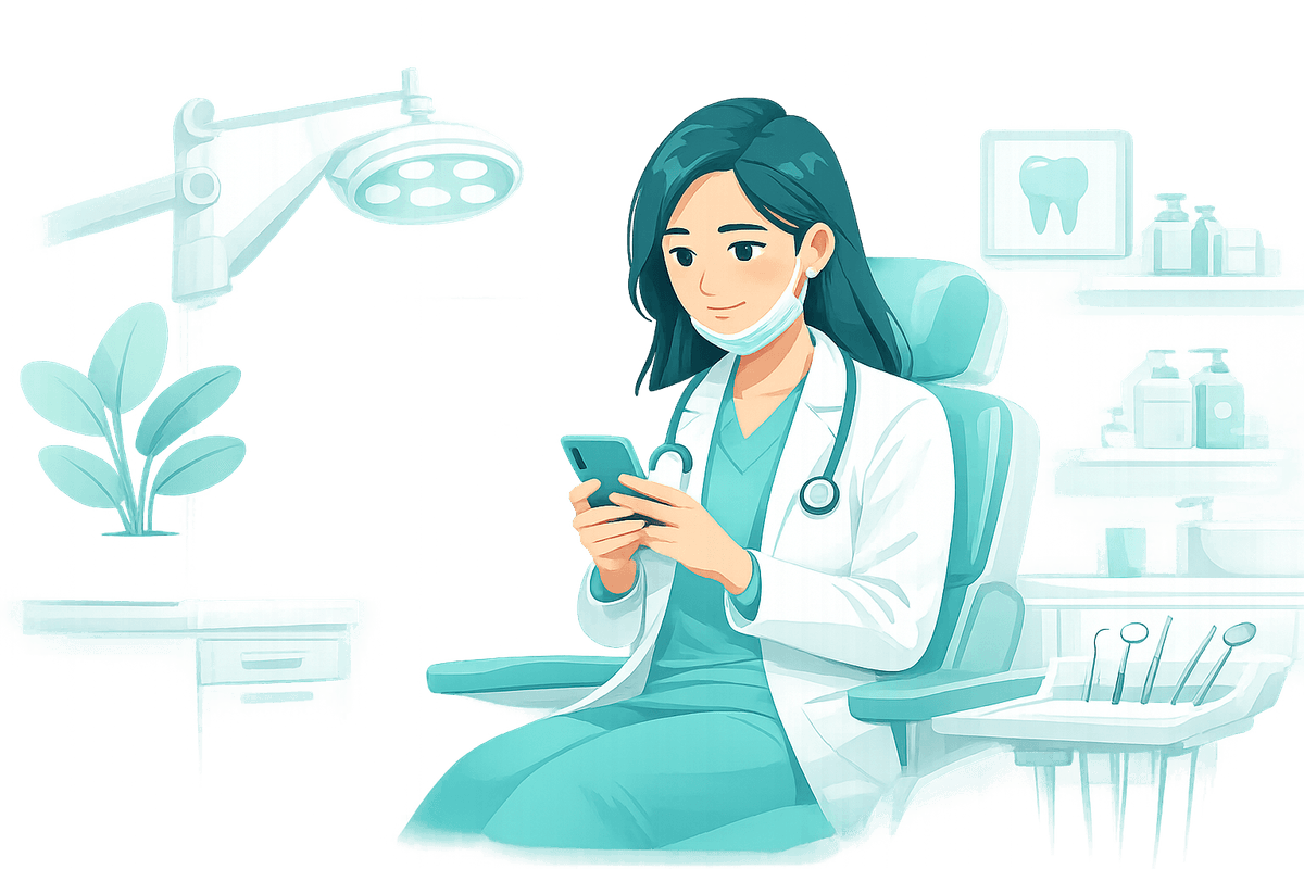 Profesional de salud usando medika360