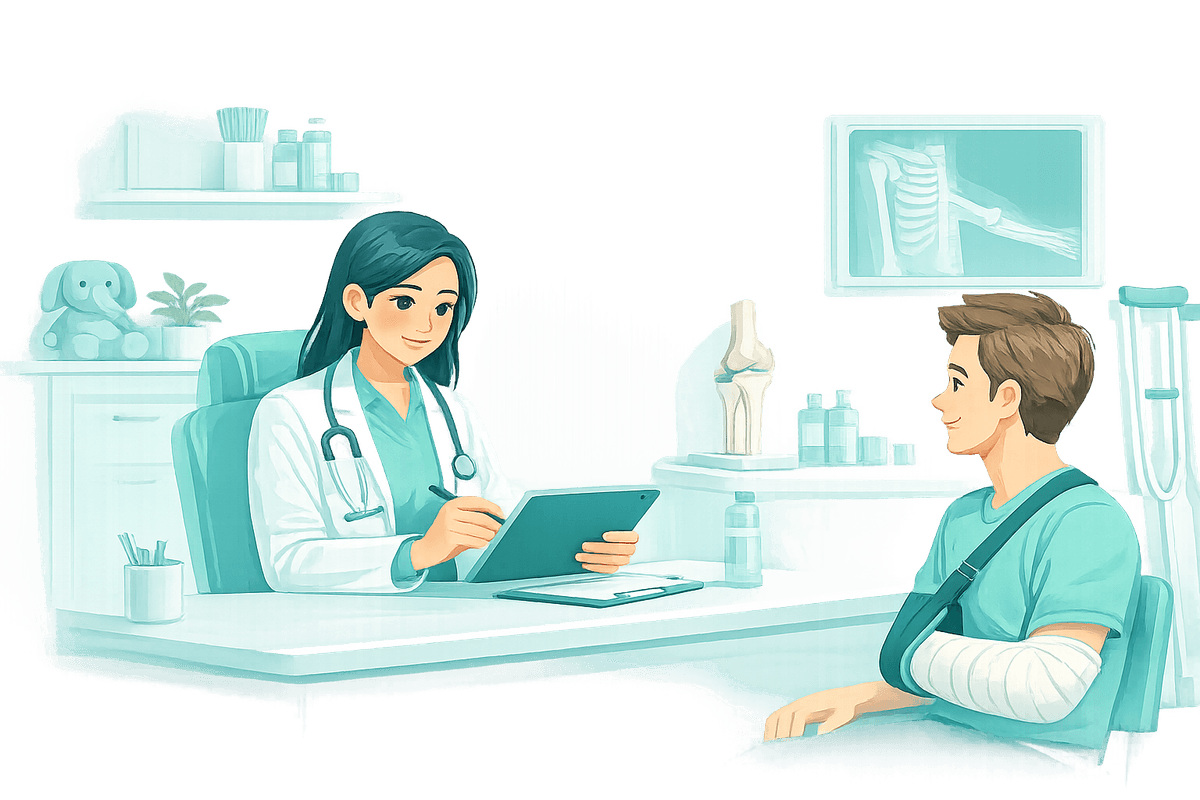 Profesional de salud usando medika360